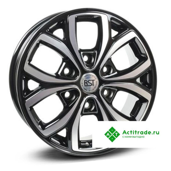 RST R056 R16/6.5J PCD 6x139,7 ET 50 ЦО 92,5 черный с полированной лицевой поверхностью