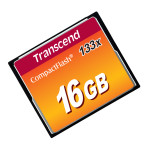 Карта памяти CF 16Гб Transcend (50Мб/с, 133x)