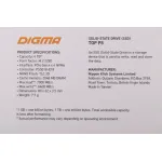 Жесткий диск SSD 4Тб Digma (2280, 7200/6400 Мб/с, 1000000 IOPS, 2048Мб)