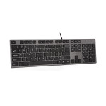 Клавиатура A4Tech KV-300H dark Grey USB (классическая ножничные, 104кл)