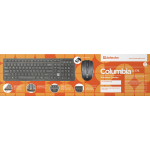 Клавиатура и мышь DEFENDER и Columbia C-775 Black USB (радиоканал, классическая мембранная, 108кл, светодиодная, кнопок 3, 1000dpi)