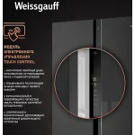 Холодильник Weissgauff WSBS 500 Inverter (No Frost, A+, 2-камерный, Side by Side, инверторный компрессор, черный)