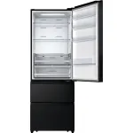 Холодильник Hisense RT641N4AF1 (No Frost, A+, 2-камерный, объем 535:366/169л, инверторный компрессор, черный)