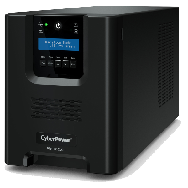 ИБП CyberPower PR1000ELCD (Line-Interactive, 1000ВА, 900Вт, 8xIEC 320 C13 (компьютерный))