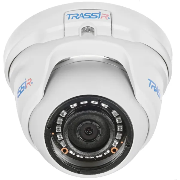 Камера видеонаблюдения Trassir TR-D2S5 (IP, купольная, уличная, 2Мп, 2.8-2.8мм, 1920x1080, 25кадр/с)