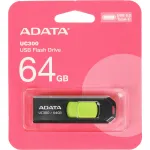 Накопитель USB ADATA ACHO-UC300-64G-RBK/GN