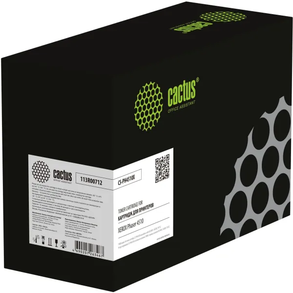 Тонер-картридж Cactus CS-PH4510X 113R00712 (черный; 19000стр; Phaser 4510)