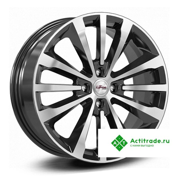 IFree Андерсен R17/7J PCD 4x100 ET 41 ЦО 60,1 черный с полированной лицевой поверхностью