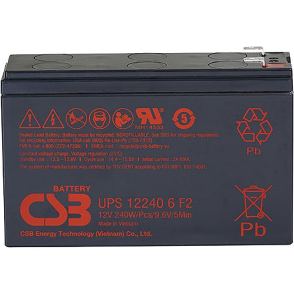 Батарея CSB UPS122406 F2 (12В)