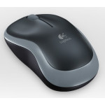 Мышь Logitech Wireless Mouse M185 Grey-Black USB (радиоканал, кнопок 3, 1000dpi)