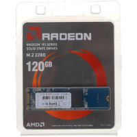 Жесткий диск SSD 120Гб AMD Radeon R5 (2280, 530/400 Мб/с, 80858 IOPS, SATA, для ноутбука и настольного компьютера) [R5M120G8]