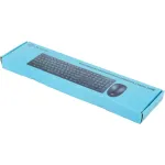 Клавиатура и мышь Oklick 240 M Multimedia Keyboard Black USB (радиоканал, классическая мембранная, 104кл, светодиодная, кнопок 4, 1600dpi)