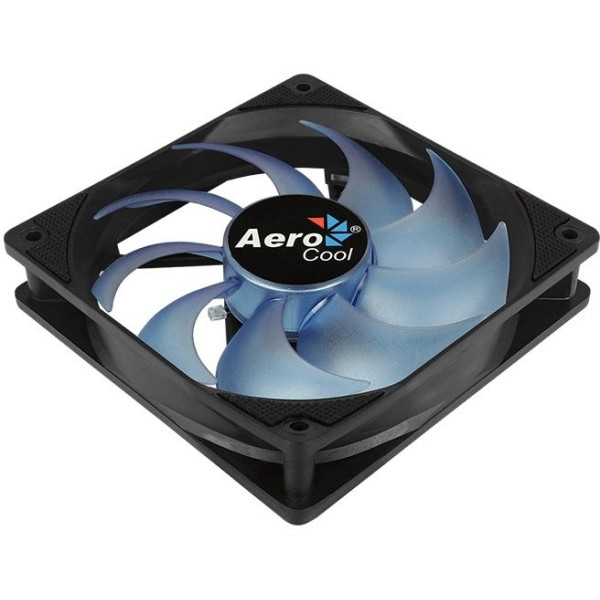 Кулер для корпуса Aerocool Motion 12 Plus Blue (22,1дБ, 120x120x25мм, 3-pin)