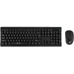 Клавиатура и мышь Oklick 230 M Wireless Keyboard & Optical Mouse Black USB (радиоканал, классическая мембранная, 104кл, светодиодная, кнопок 3, 1000dpi)