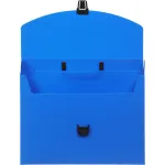 Портфель Бюрократ BPP01BLUE (A4, отделений 1, пластик, толщина пластика 0,7мм, синий)