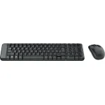 Клавиатура и мышь Logitech Wireless Combo MK220 Black USB (классическая мембранная, 101кл, светодиодная, кнопок 2, 1000dpi)