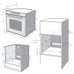 Электрический духовой шкаф Midea MO57103GW
