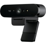 Веб-камера Logitech Brio (13млн пикс., 4096x2160, микрофон, автоматическая фокусировка, USB 3.0)