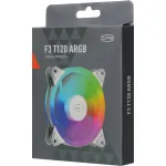 Кулер PCcooler F3 T120 ARGB (21,6дБ, 25x120x120 мм)