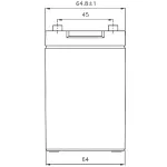 Батарея CSB UPS123607F2 (12В, 7,5Ач)