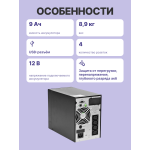 ИБП Powerman Online 1000I (с двойным преобразованием (On-Line), 1000ВА, 900Вт, 2xCEE 7 (евророзетка))