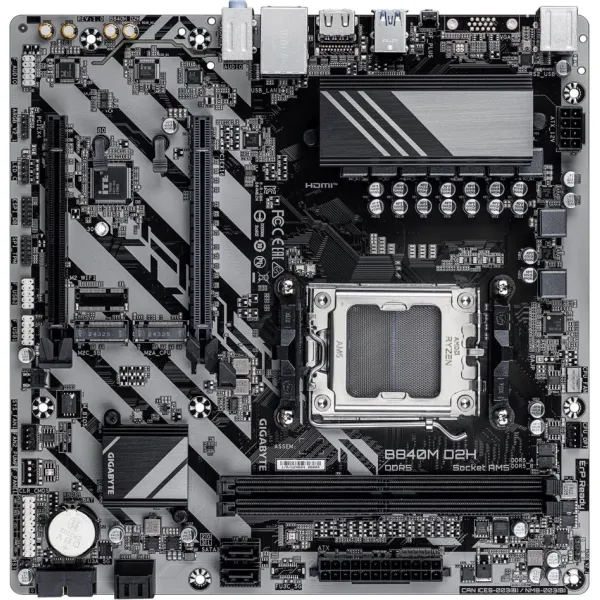 Материнская плата Gigabyte B840M D2H (x)