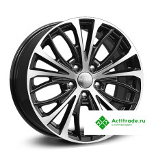 КиК ZV Optima JF КС873 R17/7.5J PCD 5x114,3 ET 52,5 ЦО 67,1 черный с полированной лицевой поверхностью [74847]