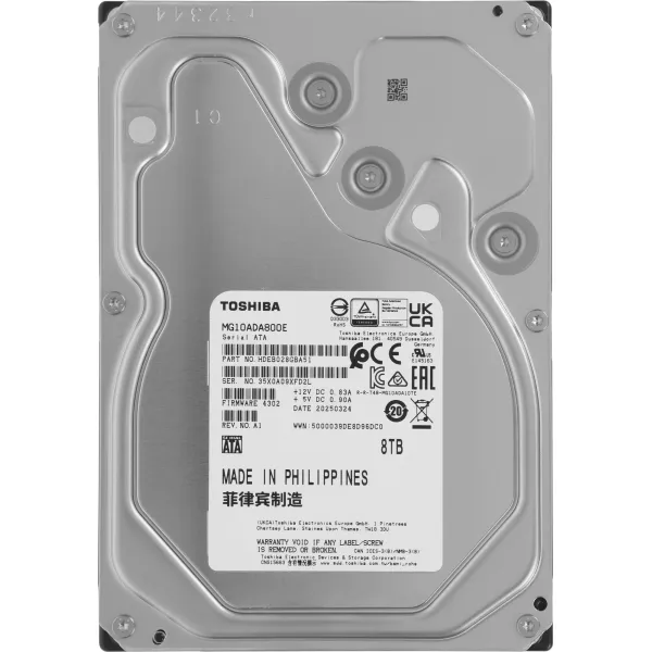 Жесткий диск HDD 8Тб Toshiba Enterprise Capacity (3.5