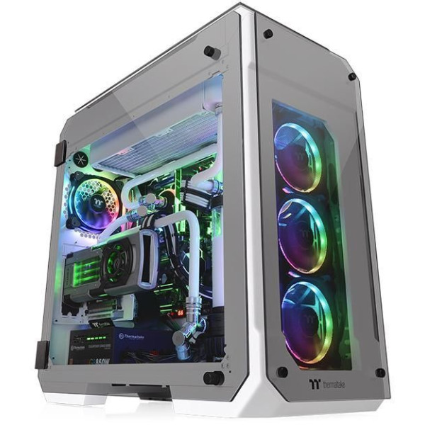 Корпус Thermaltake View 71 Tempered Glass CA-1I7-00F6WN-00 White (Full-Tower, 2xUSB3.0, 2x140мм)