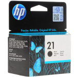 Чернильный картридж HP 21 (черный; 190стр; DJ 3920, 3940, PSC 1410)