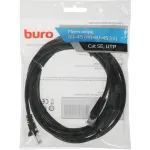 Патч-корд Buro 1645931 (RJ-45 (m), RJ-45 (m), алюминий омедненный, 3м, 4пары, UTP)
