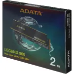 Жесткий диск SSD 2Тб ADATA Legend 960 (M.2, 7400/6800 Мб/с, 630000 IOPS, PCIE 4.0 X4)