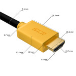 Кабель Greenconnect (HDMI (m), HDMI (m), 1,5м)