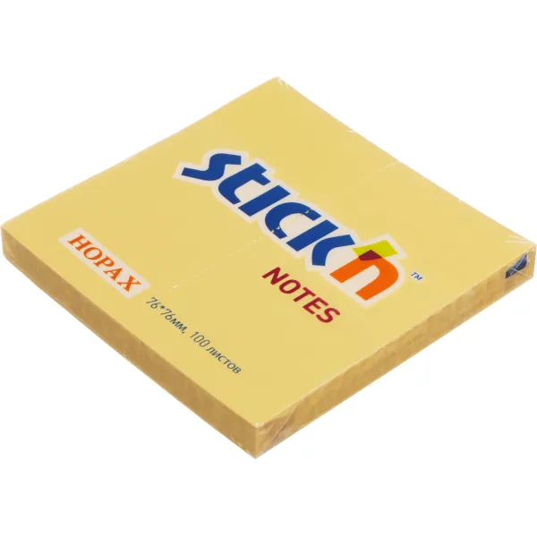 Блок самоклеящийся Hopax 21391 (бумага, оранжевый, 76x76мм, 100листов, 70г/м2)