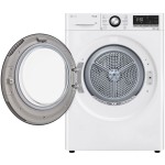 Сушильная машина LG DC90V3V6W (Heat Pump (тепловой насос), A++, макс.загрузка 9 кг, 14 программ, уровень шума 64 дБ)