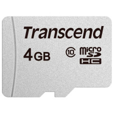 Карта памяти microSDHC, Secure Digital 4Гб Transcend (Class 10, UHS-I) [TS4GUSD300S]