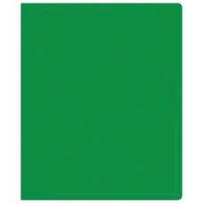 Папка на кольцах Buro ECB0420/2RGREEN (количество колец 2, форма колец О-образные, A4, пластик, толщина пластика 0,5мм, зеленый) [ECB0420/2RGREEN]