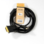 Кабель-переходник VCOM (HDMI (m), DVI-D (m))