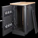 Шкаф коммутационный напольный Lanmaster LAN-DC-CBSP-24U-WD (24U, 750x1130мм, 1000кг)