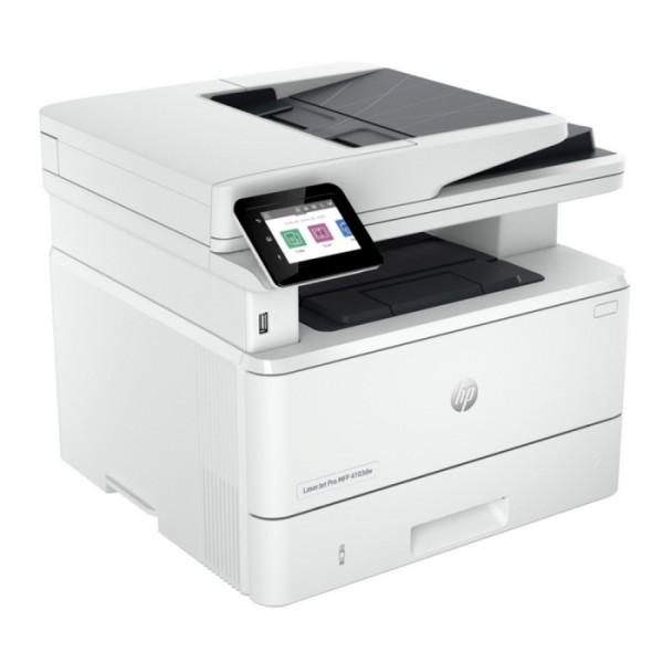 МФУ HP LaserJet Pro 4103dw (лазерная, черно-белая, A4, 512Мб, 40стр/м, 1200x1200dpi, авт.дуплекс, 80'000стр в мес, Wi-Fi)