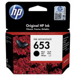 Картридж HP 653 (черный; 360стр; DeskJet Plus Ink Advantage 6075, 6475)