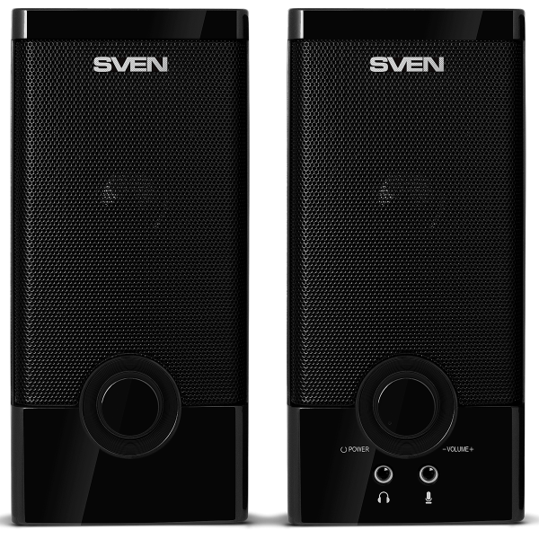 Компьютерная акустика Sven SPS-603 (2.0, 6Вт, MDF)