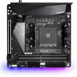 Материнская плата Gigabyte B550I AORUS PRO AX (AM4, AMD B550, 2xDDR4 DIMM, mini-ITX, RAID SATA: 0,1,10)