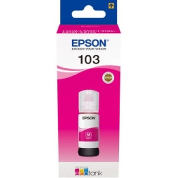 Чернильный картридж Epson 103M (пурпурный; 65стр; L3100, 3110, 3150)