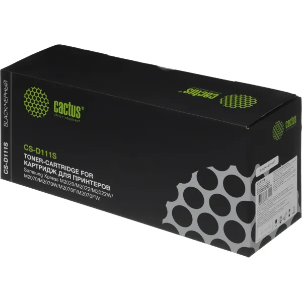 Тонер-картридж Cactus CS-D111SN (черный; 1000стр; Xpress M2022, M2020, M2021, M2020W, M2070)