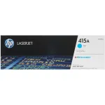 Тонер-картридж HP 415A (голубой; 2100стр; HP LJ M454, MFP M479)