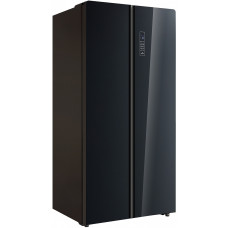Холодильник Korting KNFS 91797 GN (No Frost, A+, 2-камерный, Side by Side, объем 587:339/248л, инверторный компрессор, 89,5x178,8x74,5см, чёрный)
