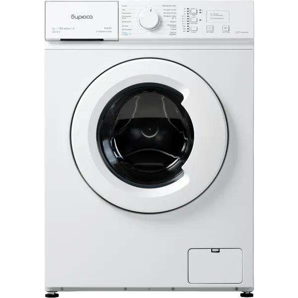 Стиральная машина Бирюса WM-SM510/10(фронтальная средняя, класс стирки/отжима/э.потребления: A+++ , макс: 5кг, 1000 об/мин, инвертер, 59.5x85x41см, белый)