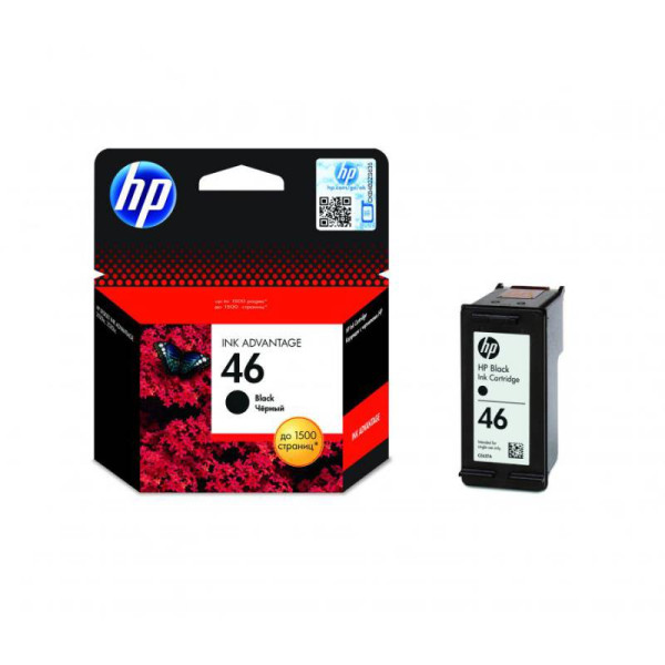 Картридж HP 46 (черный; 1500стр; DJ Adv 2020hc, 2520hc)