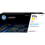 Тонер-картридж HP 212A (желтый; 4500стр; CLJ Enterprise M554, M555)